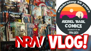 Rebel Base Comics and Toys! Charlotte, North Carolina! A NRW VLOG!