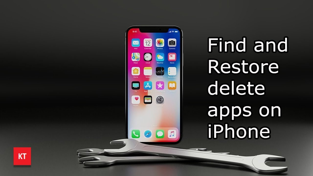 How To Find And Restore Deleted App On Your IPhone Or IPad YouTube