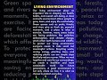 LIVING ENVIRONMENT #livingenvironment #environmentalprotection #fluentandfunenglish