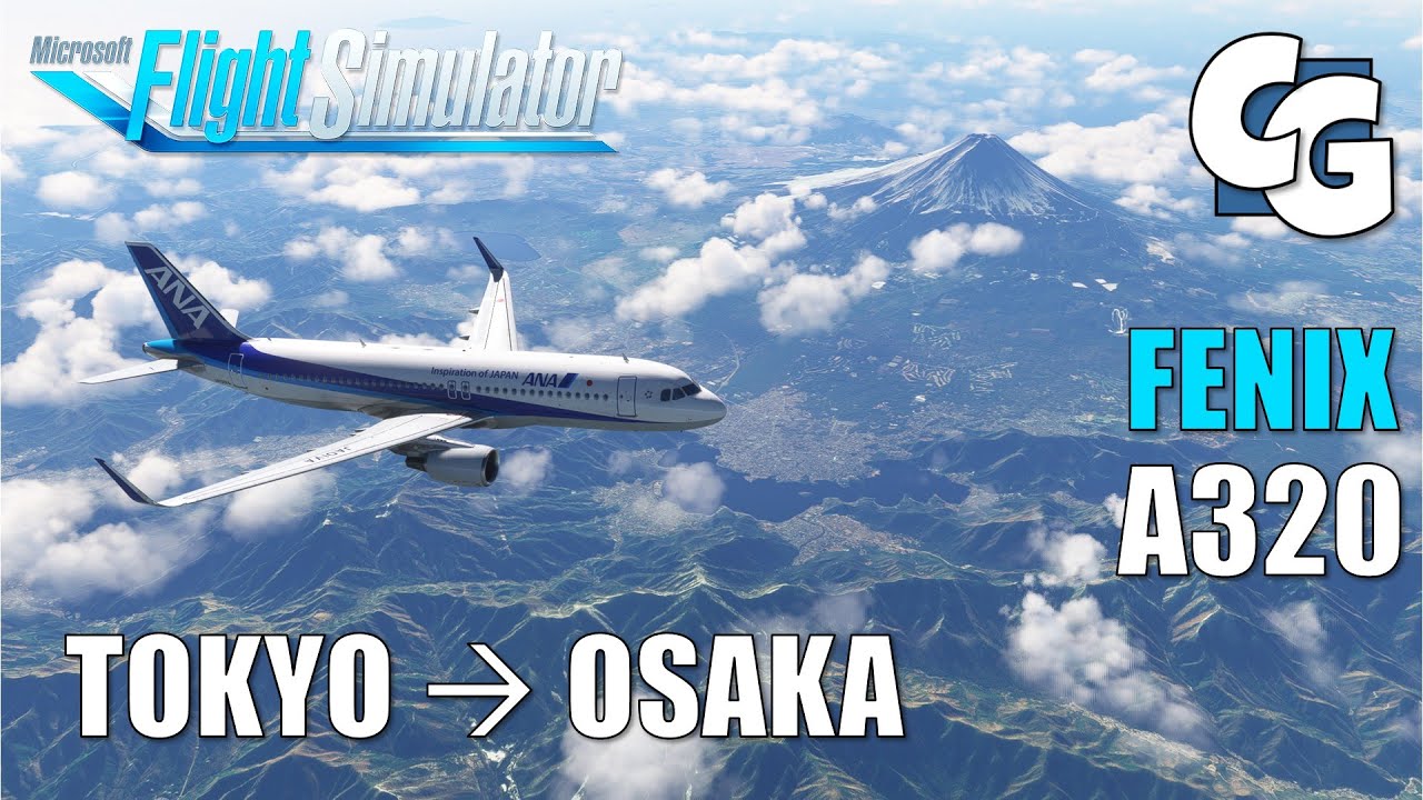 Fenix A320 flight from Tokyo to Osaka - MSFS - YouTube