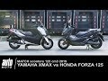 2018 Honda FORZA 125 vs Yamaha XMAX match Auto-Moto.com