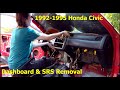 How to Remove the Dashboard on 1992-95 Honda Civic