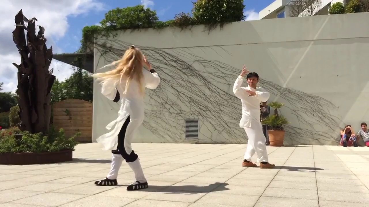 Démonstration de Bagua Zhang avec Maître Zhang Kunlin