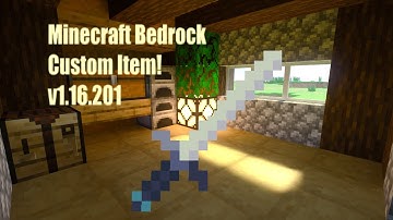 How to Create Your Own Item in Minecraft Bedrock Edition(pt 1/2)
