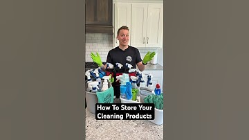 3 ways to store your cleaning products