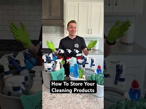 Where To Store Your Cleaning Supplies