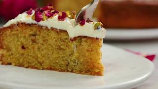 Recette De Gateau A L Eau De Rose Et Aux Pistaches Youtube
