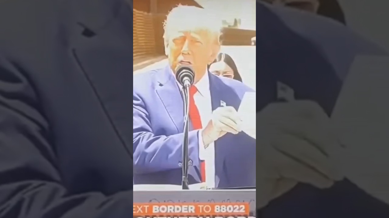 Trump SLIPS UP with ACCIDENTAL ADMISSION on live tv