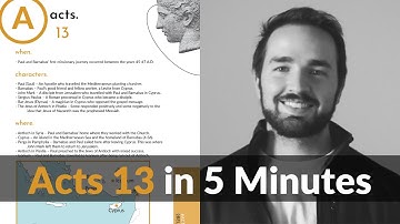 Acts 13 Summary in 5 Minutes - 2BeLikeChrist