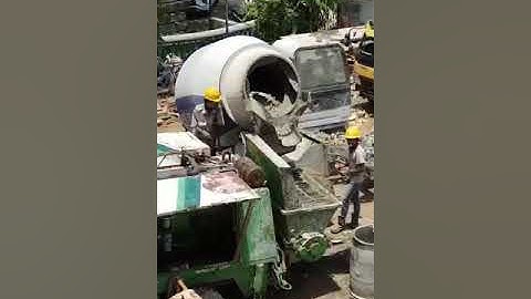 AIMIX Self Loading Concrete Mixer Working In Indonesia