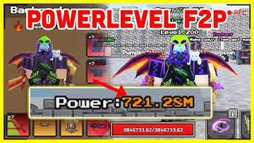 I Reached 720 MILLION POWER As F2P... Here’s How! | Slasher Blade Loot (Roblox)