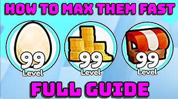 😎 HOW EASY TO MAX LEVEL ALL MASTERY "FULL GUIDE  + TIPS AND TRICKS" IN PET SIMULATOR 99