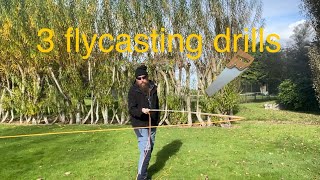3 flycasting drills and a chainsaw