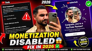 Inauthentic Content Demonetized Full Recovery Guide 2026 