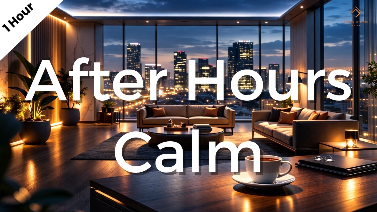 After Hours Corporate Calm | Coffee & Night Ambience