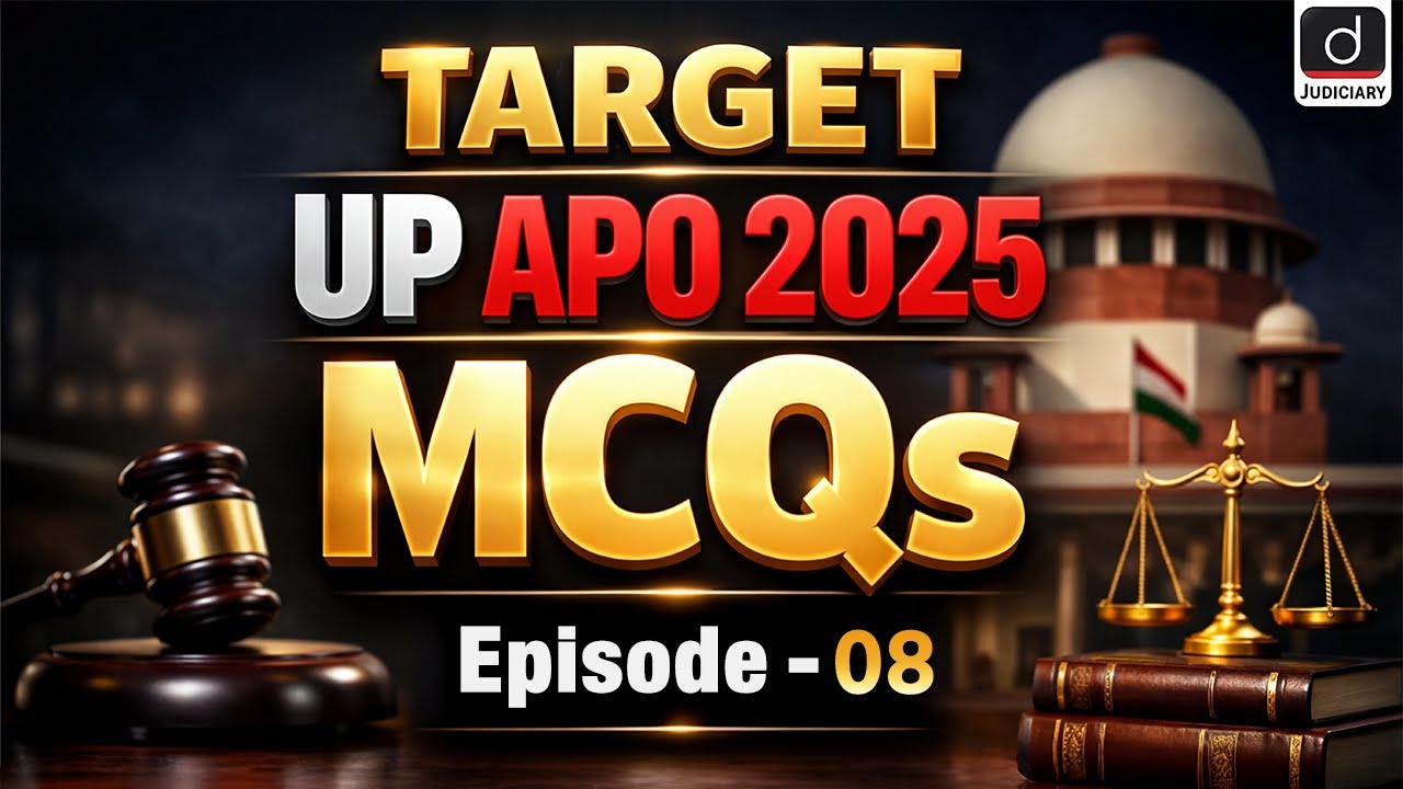 MCQs for UP APO 2025 | UP APO 2025 | Judiciary | Drishti Judiciary
