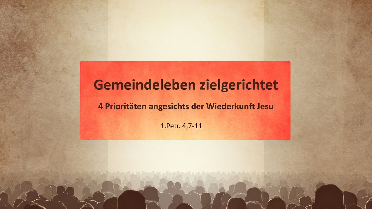 Gemeindeleben zielgerichtet ⎥André Töws⎥30.11.25