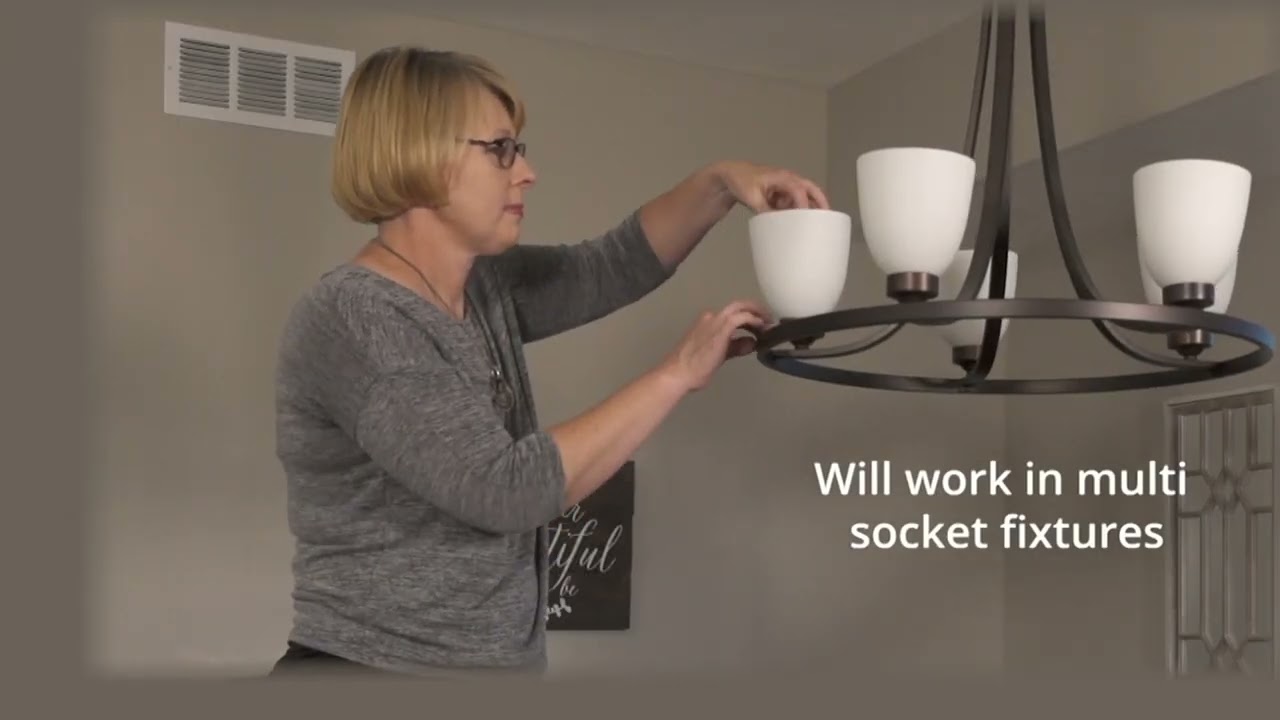 BrightLiving S/8 LED Multi Socket Capable Battery Backup Light Bulbs on