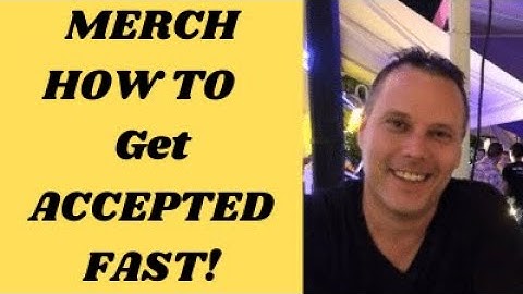 How to get accepted by merch by Amazon fast