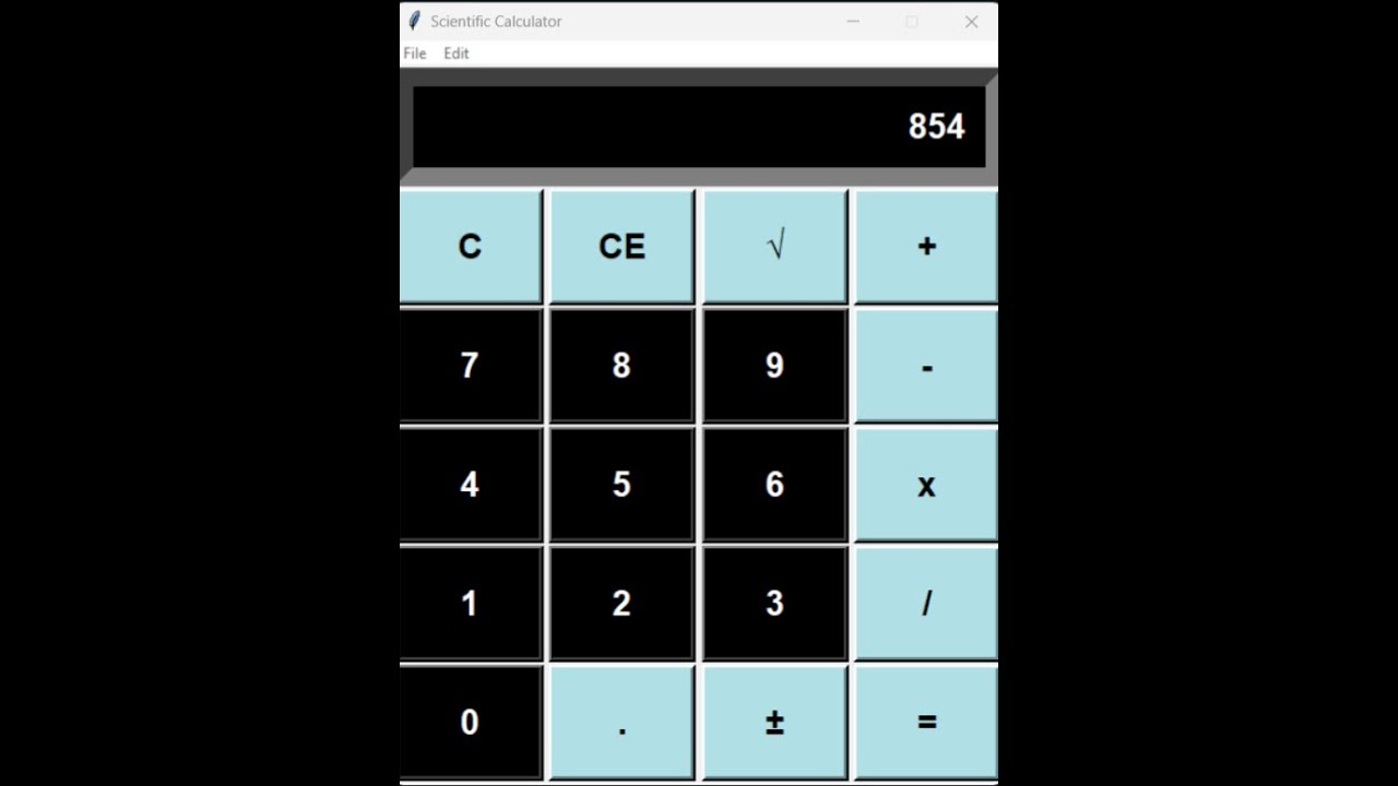 Scientific Calculator using Python Turtle #coding #Python - YouTube