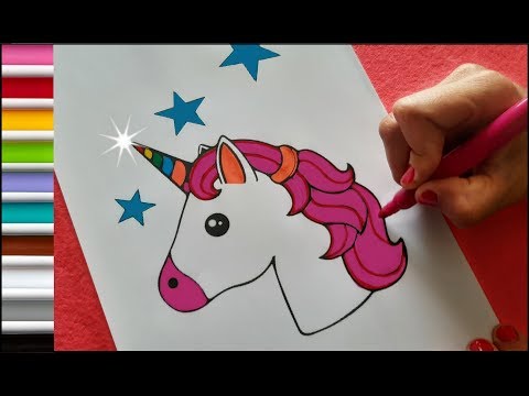 coloring-and-painting-a-unicorn!-⭐️-learn-the-colors!-⭐️-cute-and-funny!