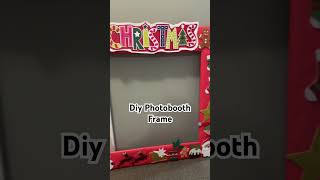 DIY Photobooth Frame - Christmas Theme 2024 #shorts  #christmas2024 #christmas #diy #shortsfeed