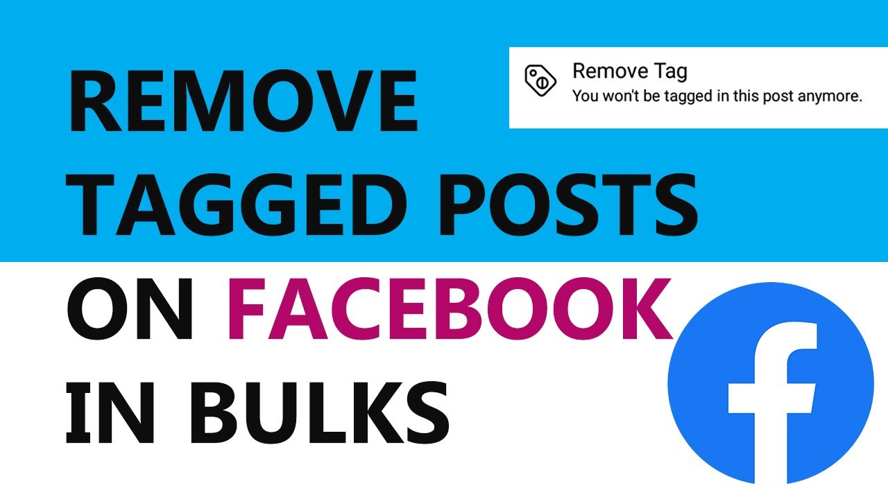 How to remove all tagged posts on facebook 8  How to remove