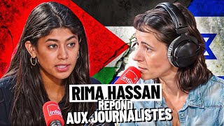 Rima HASSAN tient tête à UNE JOURNALISTE sur la PALESTINE