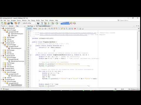 Ejercicio Método del Trapecio-Java