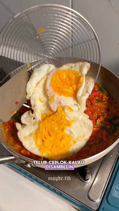 TELUR CEPLOK BALADO 🤤 #telurceplok #telurbalado #ceplok #telurceplokbalado #telurenak #telurgoreng