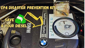 CP4 Disaster Prevention Kit installation on BMW X5 N57 engine