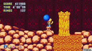 Sonic Mania Plus - Starting Lava Reef Zone Act 1, Plus Act 1 Boss Done Too