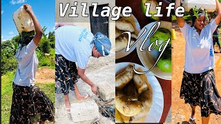 Village girl life Vlog / cook village food with me/ fetching experience/how life is different here