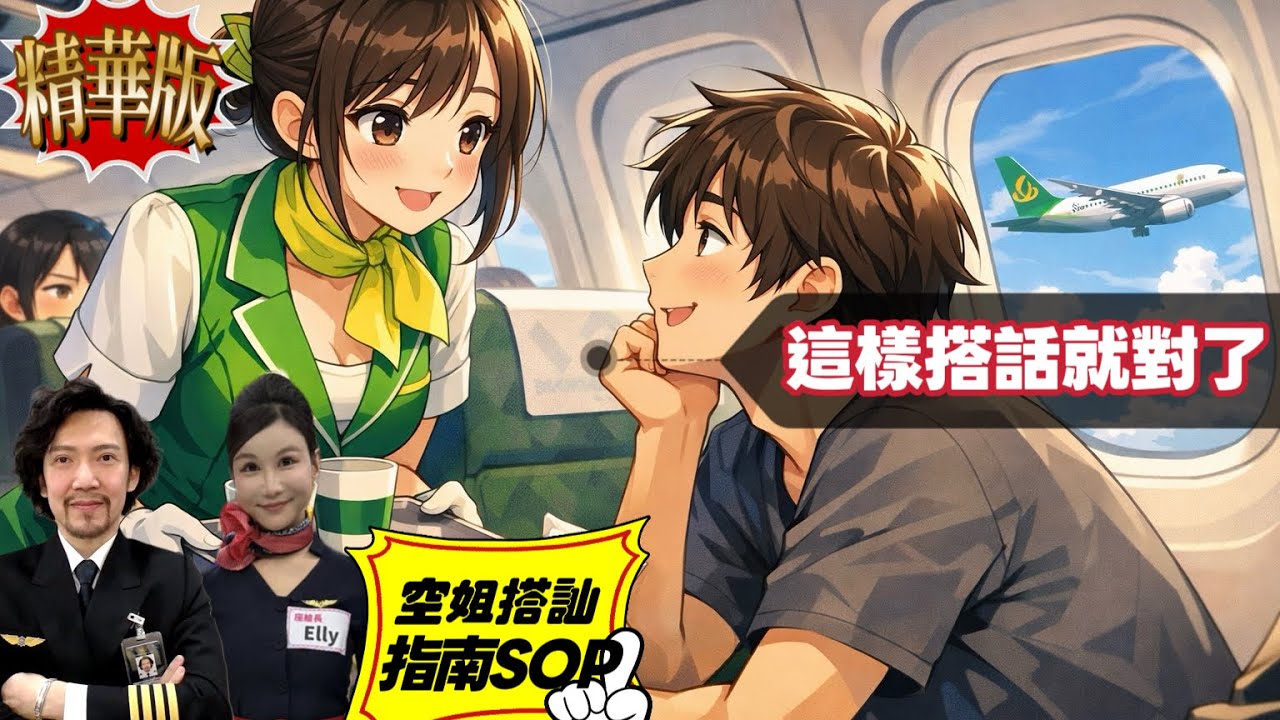 空姐搭訕指南｜是男人會搭飛機就必須看這集