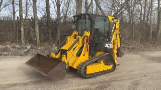 2020 JCB 1CXT TRACK SKID STEER FULL CAB LOADER BACKHOE