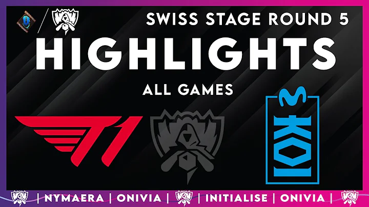 T1 vs MKOI Highlights ALL GAMES | Worlds 2025 Swiss Stage | T1 vs Movistar KOI by Onivia