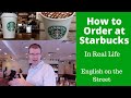 How to Order at Starbucks | Learn American English Online with English on the Street