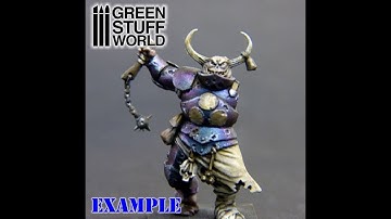 Chameleon Paint 1 - Painting example of a 28mm miniature