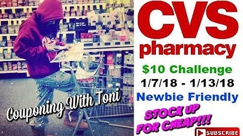 CVS $10 Challenge 1/7/18 - 1/13/18 (Beginner Couponers Start Here)
