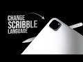 How To Change Scribble Language On IPad Tutorial