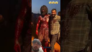 😱😱Chaava movie 🎥Making Scene #behindthescene​ #bts​ #chaava​ #vickykaushal​ #shorts​#viral​😱..