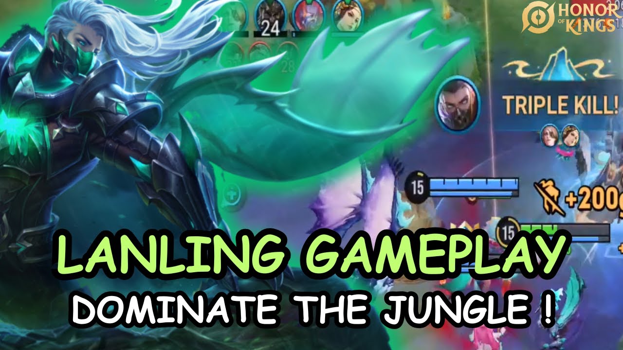 The Ultimate Assassin Jungler in Honor of Kings Season 10! | Lanling Gameplay