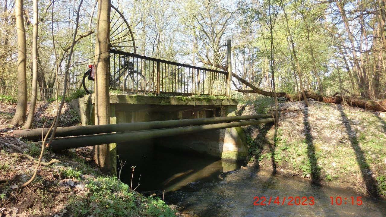 ГСВГ.   Forst Zinna. Речека Нута,мост   22.04.2023