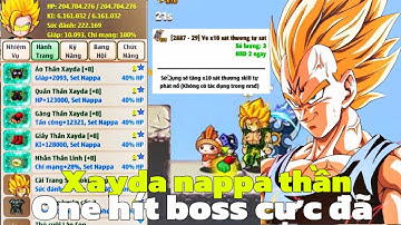 Hồi Sinh Ngọc Rồng - Xayda Nappa Thần Linh Bug X10 Bom...One Hít Boss Cực Đã !!!
