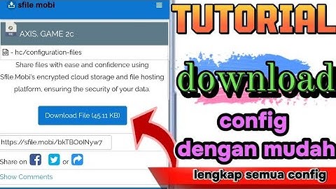 cara mendownload config http injektor