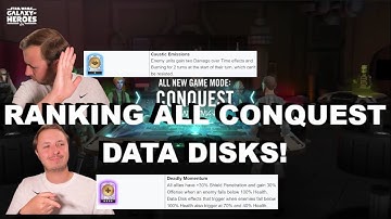 Ranking All Conquest Data Disks + Best Sets of Disks + Team/Disk Combos
