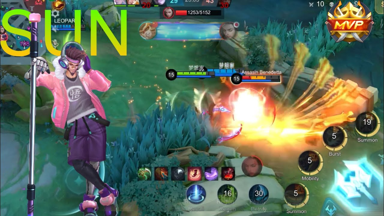 Sun MVP Intense Solo Gameplay|Best Sun build destroys enemies 