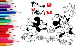 Unveiling the Secret Art of Coloring Mickey and Minnie