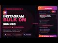 How to Send Bulk DMs on Instagram Automatically - InstaBot Pro Chrome Extension