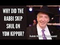 Rabbi YY Jacobson: Why Did the Rabbi Skip Shul on Yom Kippur?